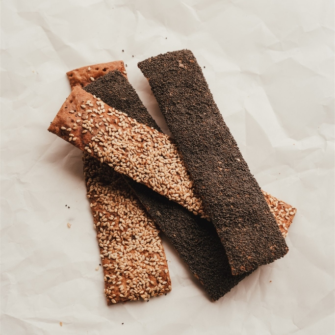 Buttermilk Crackers, Seeded