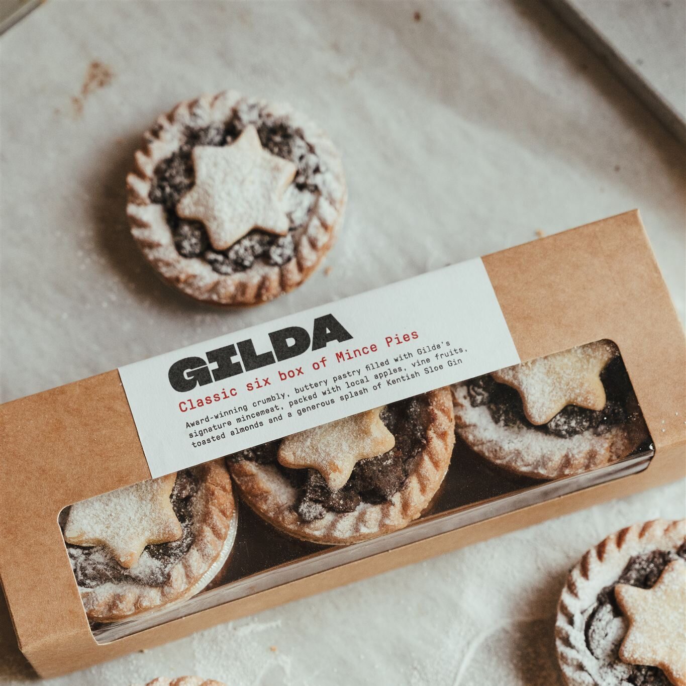 Handmade Classic Mince Pies (Pack of 6)