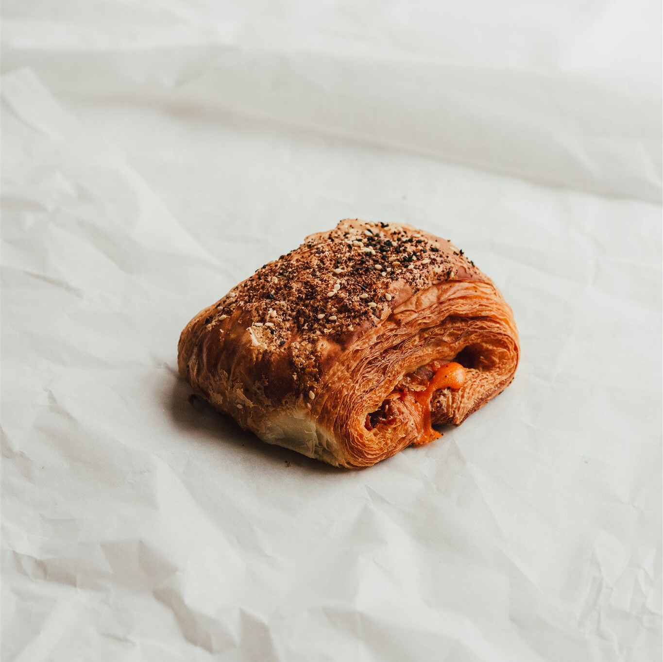 Ham and cheese croissant